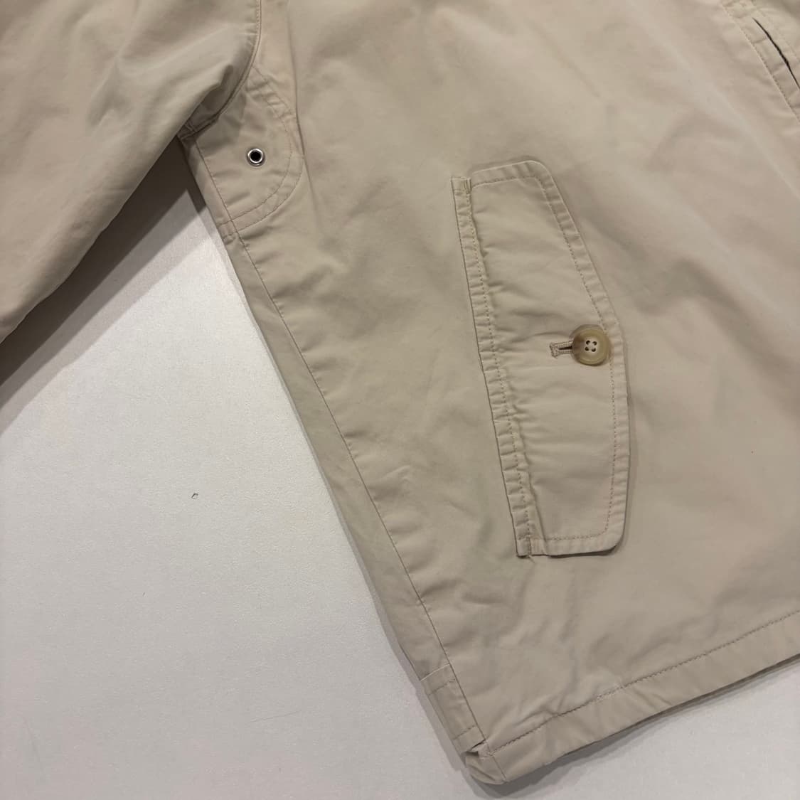 [L] 폴로 랄프로렌 해링턴 베이지 코튼 자켓 점퍼 D885 상품이미지6