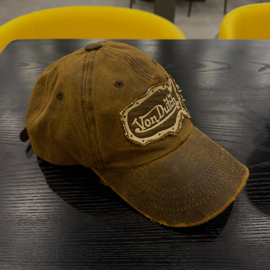 본더치 브라운 빈티지 볼캡  상품이미지3