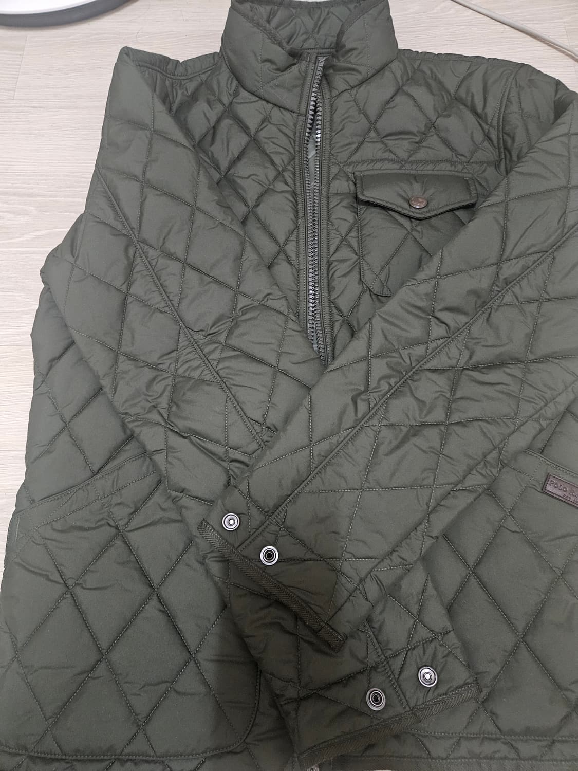 [S] 폴로 퀄팅 자켓 팝니다 상품이미지1