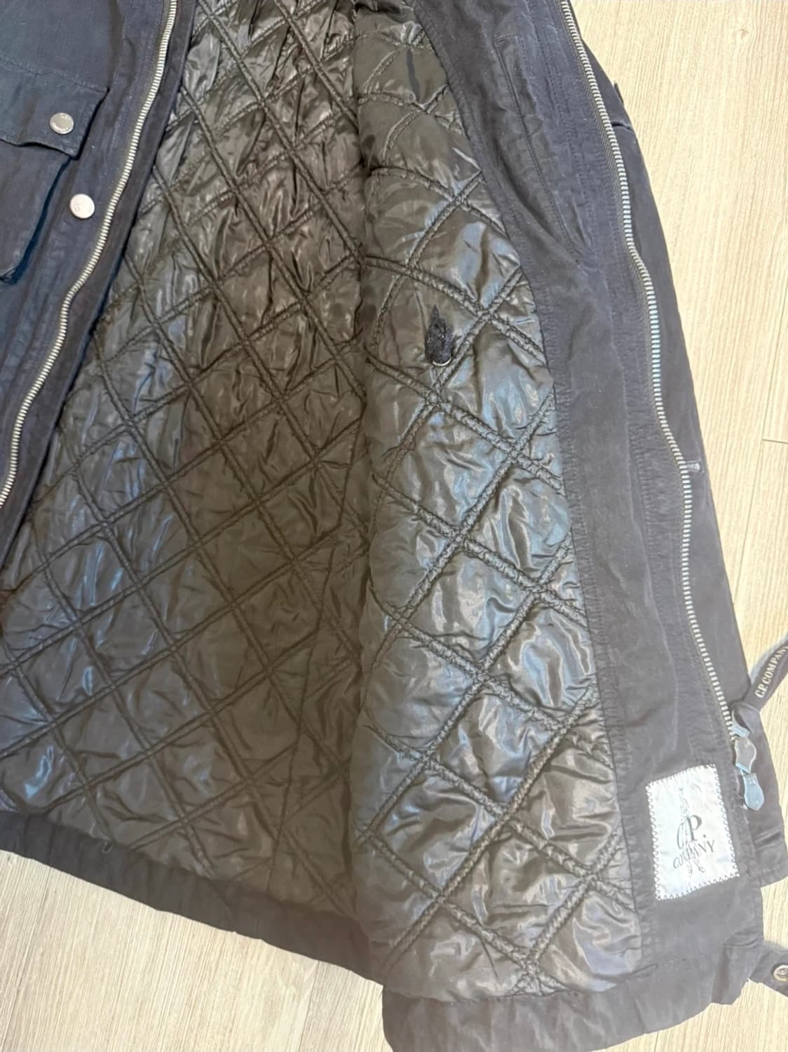 C.P. Company 고글 후드 자켓 블랙 상품이미지2