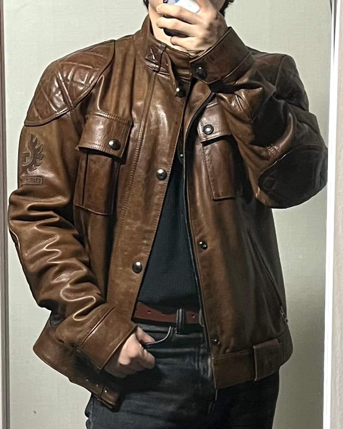 벨스타프 브룩랜즈 모터사이클 레더자켓 상품이미지1