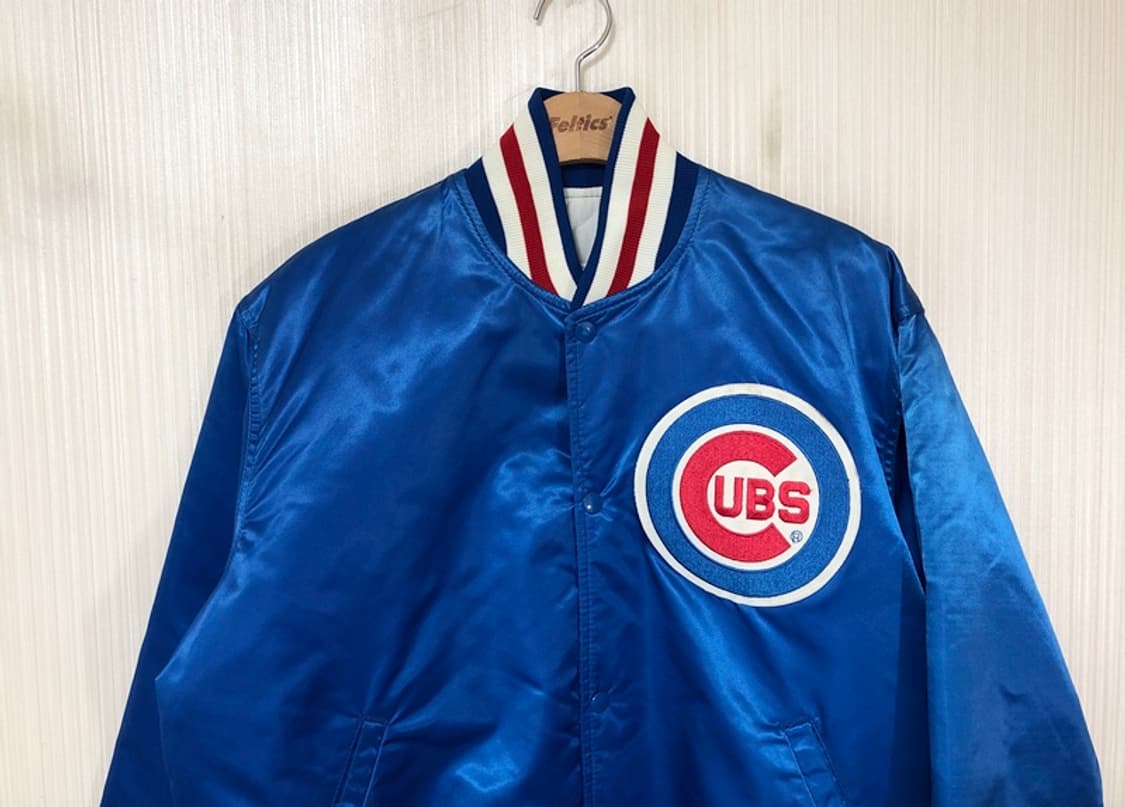 MLB 스타터 90's 시카고컵스 올드 어센틱 새틴자켓 L 상품이미지2