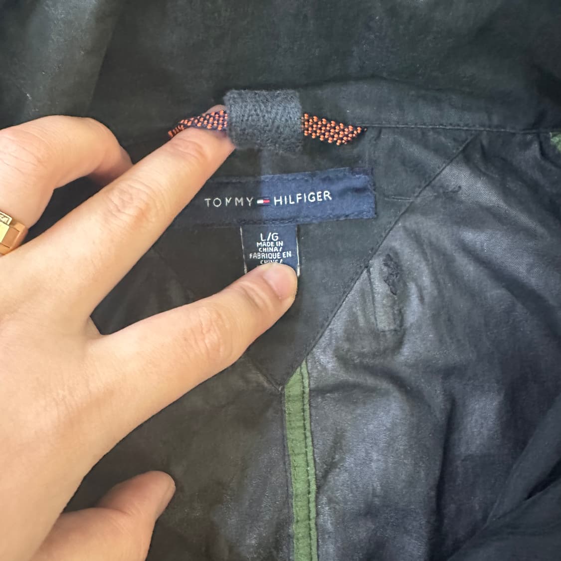 L 타미힐피거 후드 사파리 자켓 0421D 상품이미지2