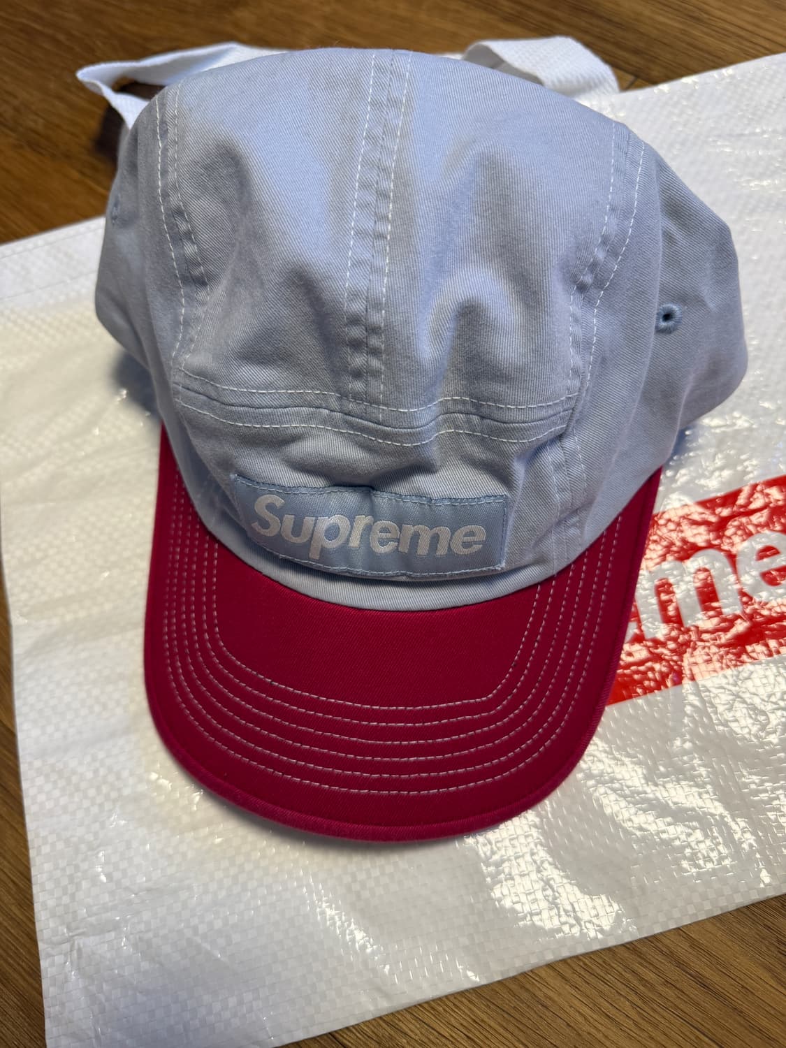 슈프림 투톤 트윌 캠프캡 상품이미지2