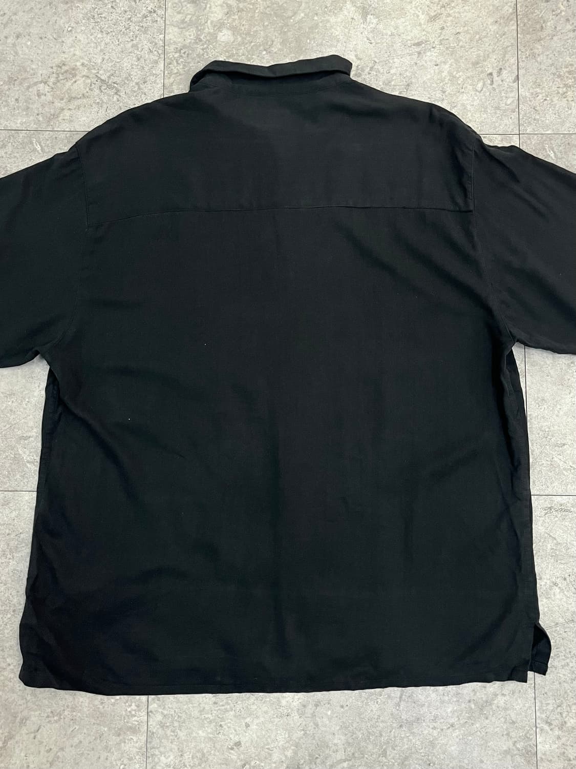 빈티지 야자수 반팔 셔츠 블랙 L #csz3499 상품이미지7