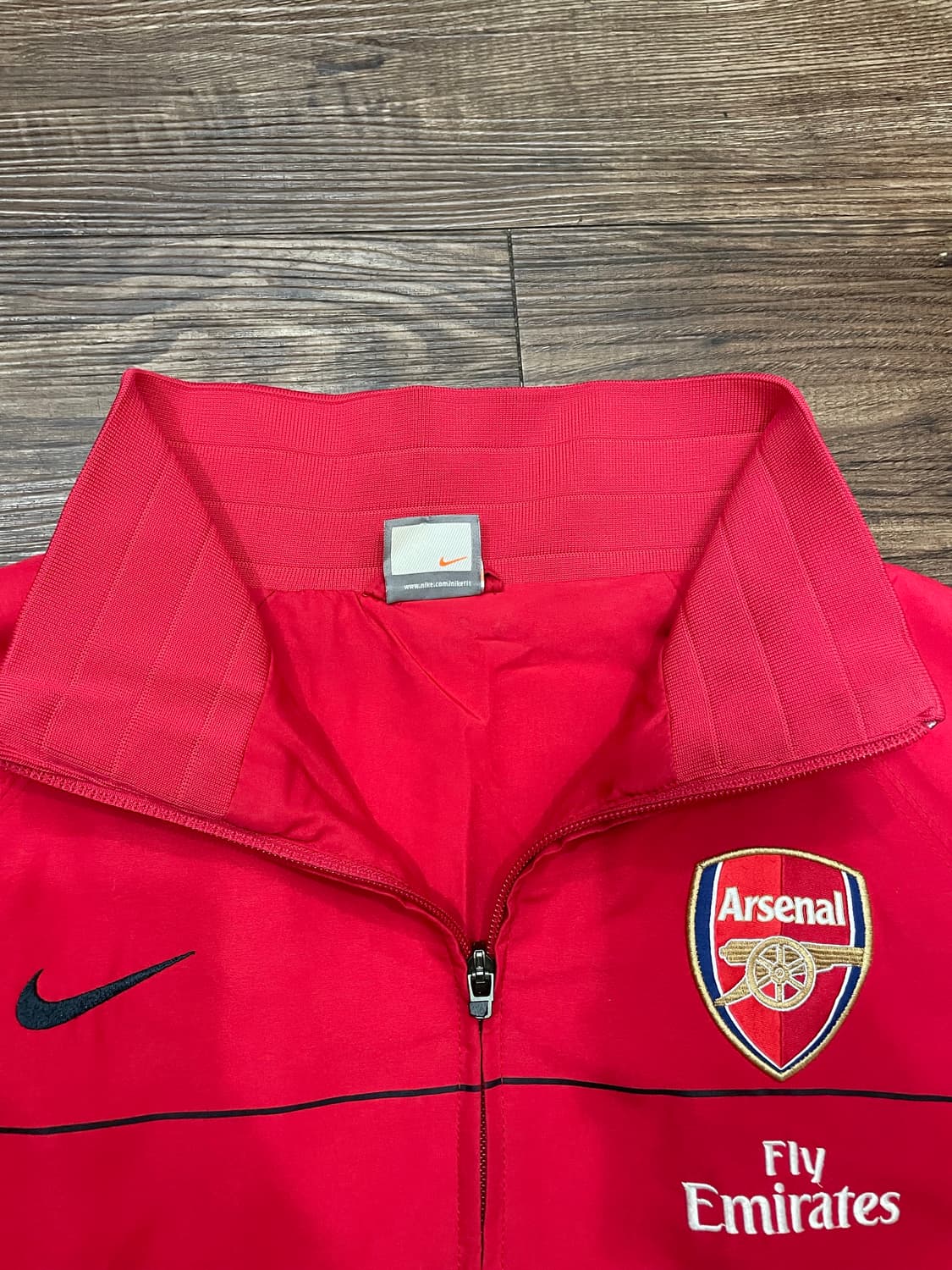 08-09 나이키 아스날 트랙 자켓 바람막이 레드 상품이미지8