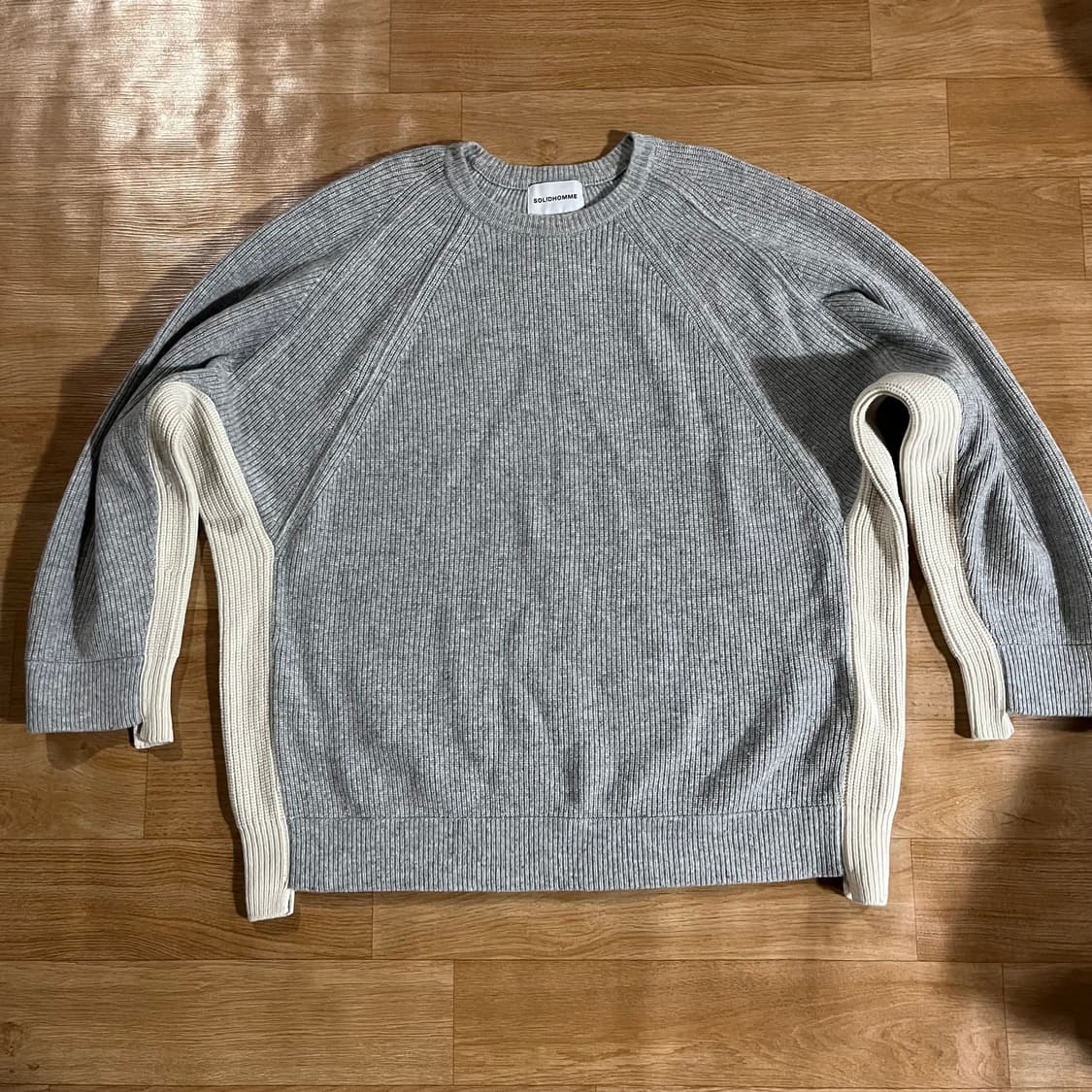 [110-115] 솔리드옴므 오버핏 니트 상품이미지1