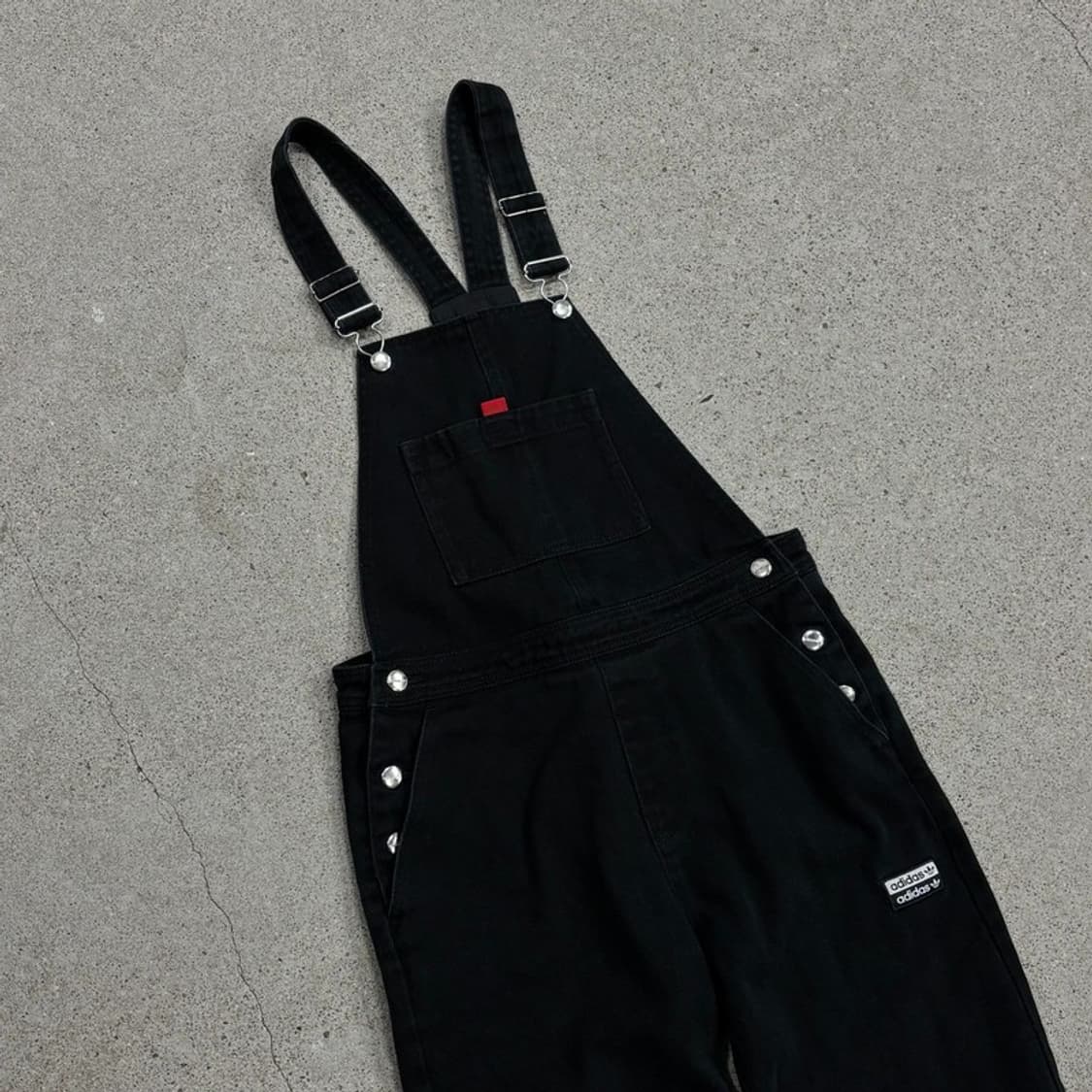 아디다스 블랙 데님 오버롤v0439 상품이미지3