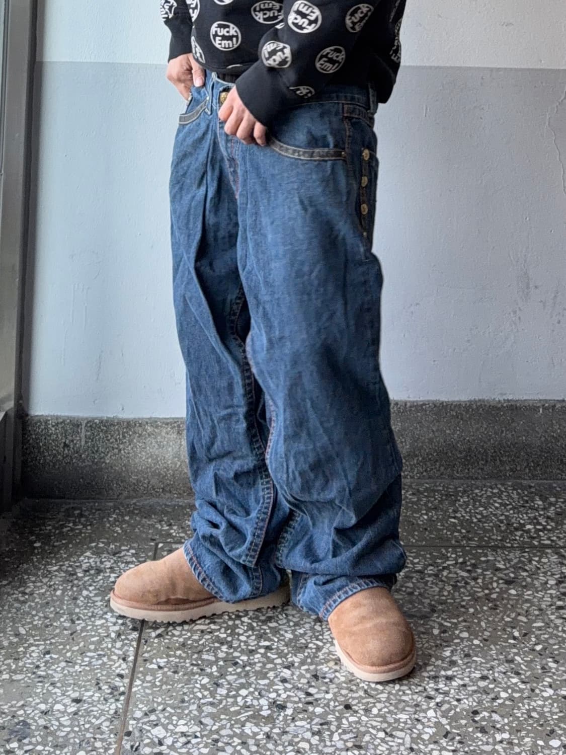 빈티지 디테일 힙합팬츠 상품이미지2