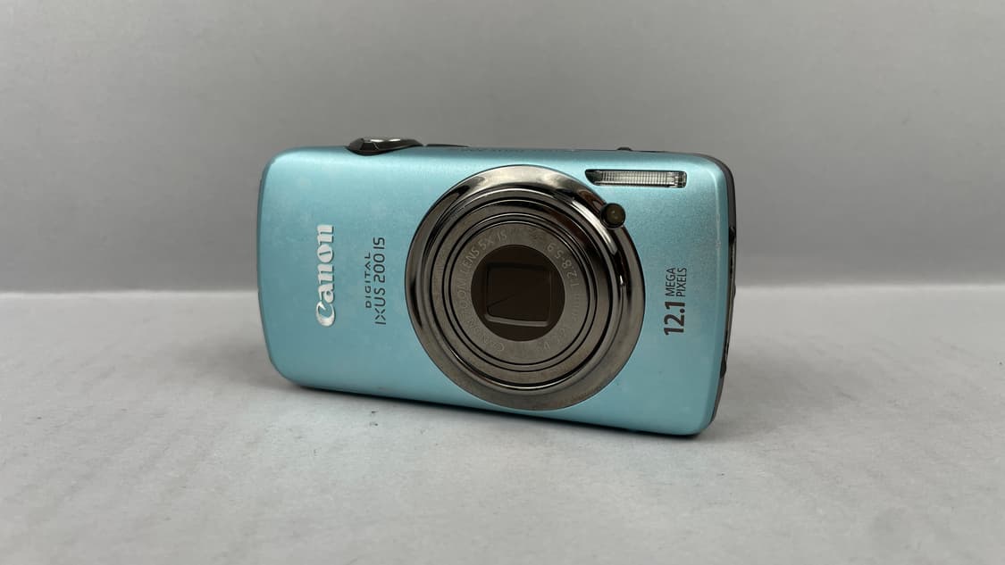 작례O 캐논 익서스 IXUS 200 IS 민트색 빈티지 디지털 카메라 상품이미지2