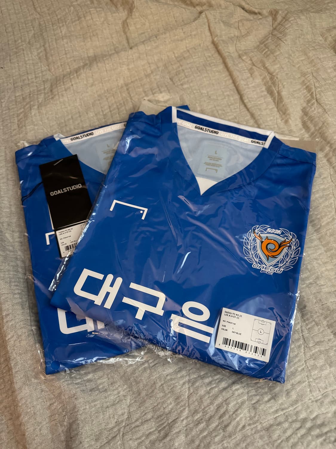 대구FC 이근호 은퇴 기념 유니폼 L사이즈 새상품(포장지 파손) 상품이미지1