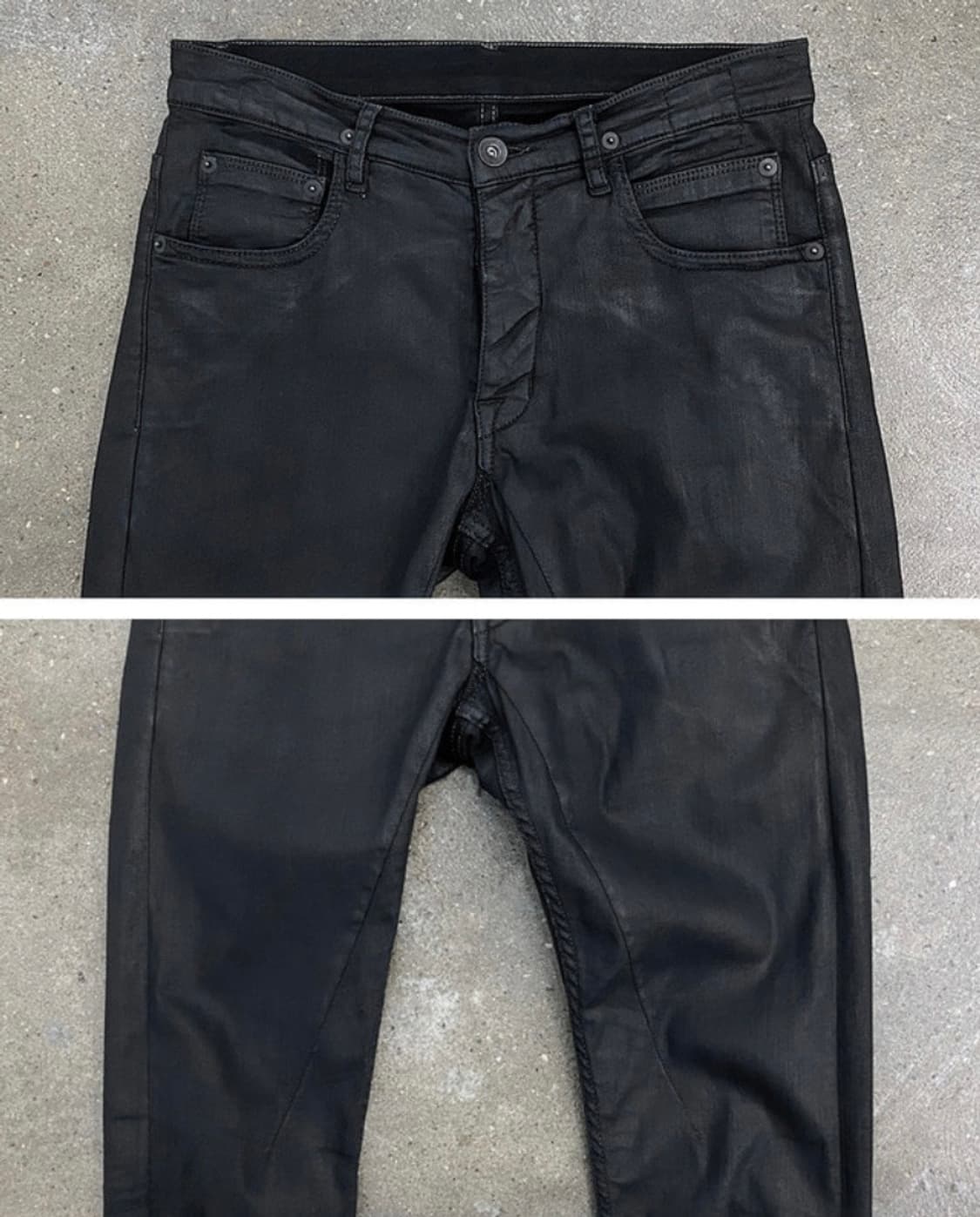 릭오웬스 16SS 디트로이트컷 코팅진 SBW 상품이미지3