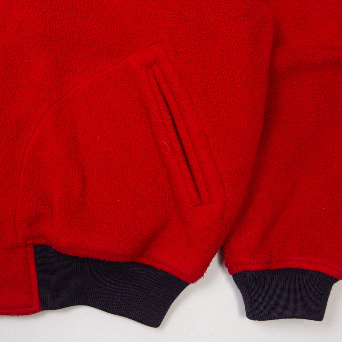 80s 폴로 랄프로렌 플리스 자켓 레드 상품이미지4