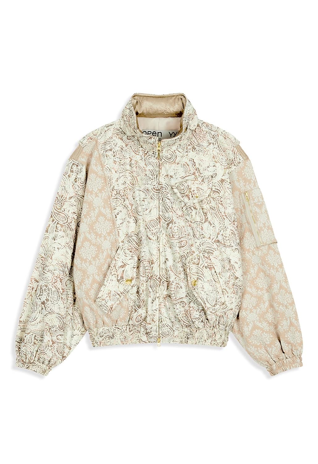 오픈와이와이 페이즐리 카고 봄버 베이지 상품이미지1