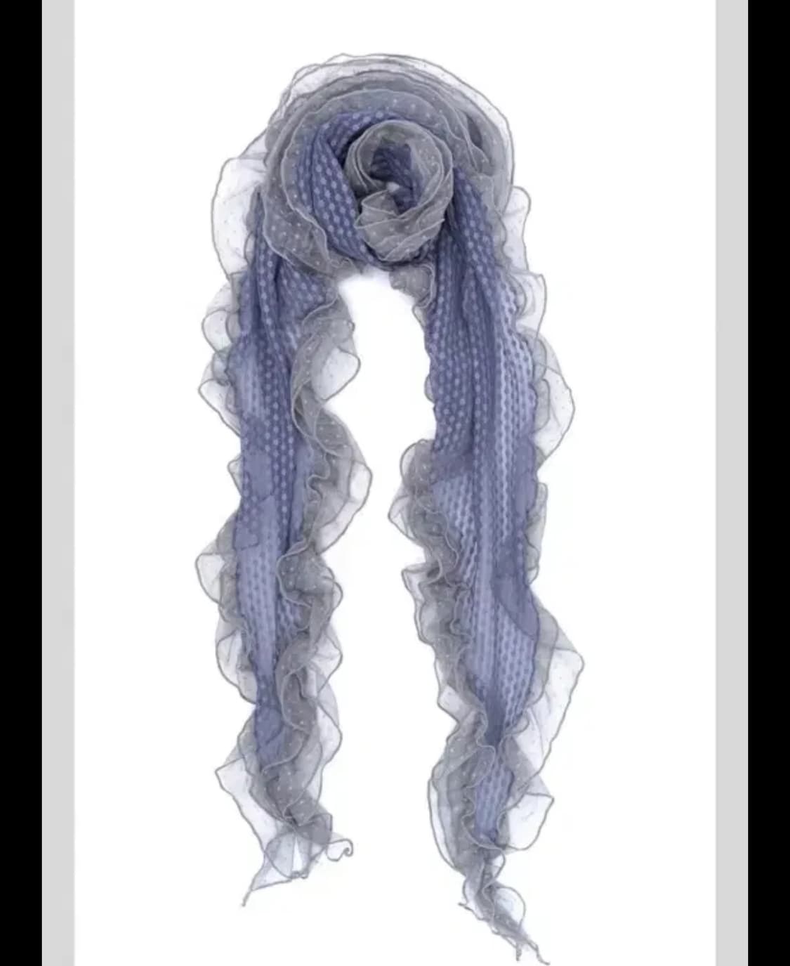 샵페어리 도트 스카프 블루 상품이미지1