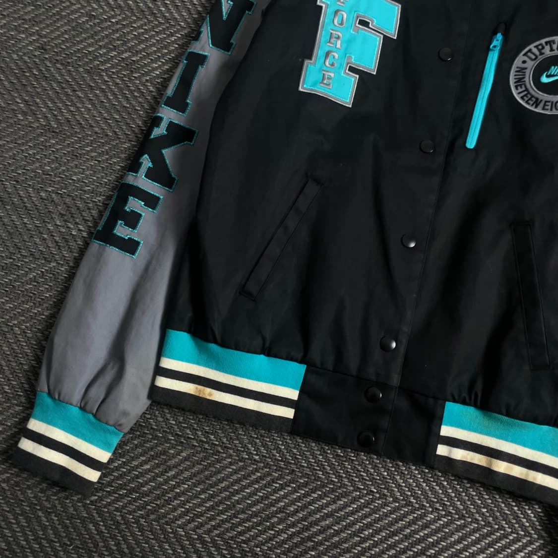 00s 나이키 에어포스 업타운 바시티 자켓o 3932 상품이미지4