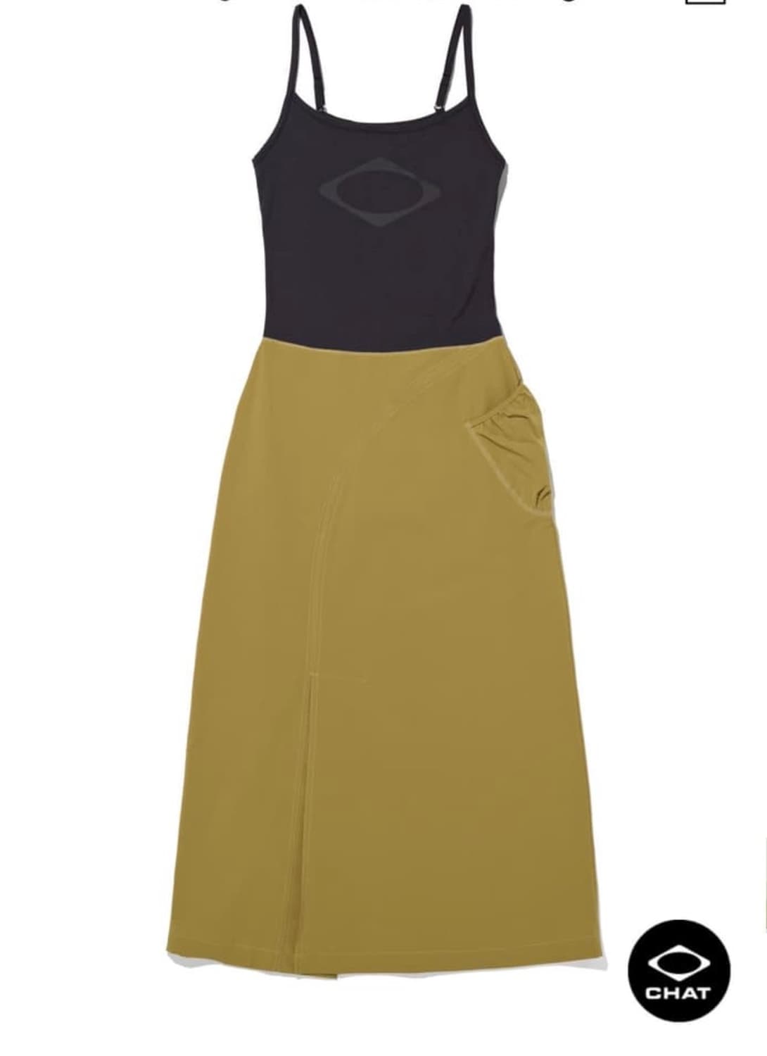 미스치프 레이어드 원피스 블랙/올리브 m 상품이미지1