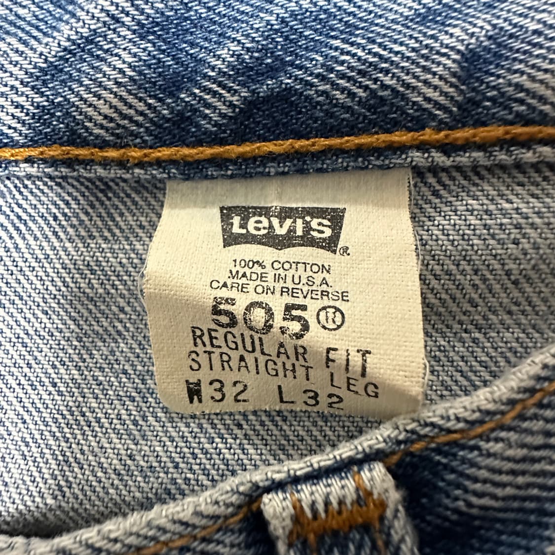 LEVI'S 505 90's usa made denim pants 상품이미지5