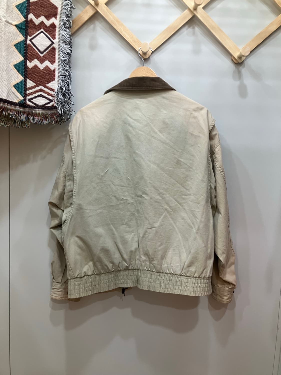 90s Van Heuson 코튼 블루종 상품이미지2