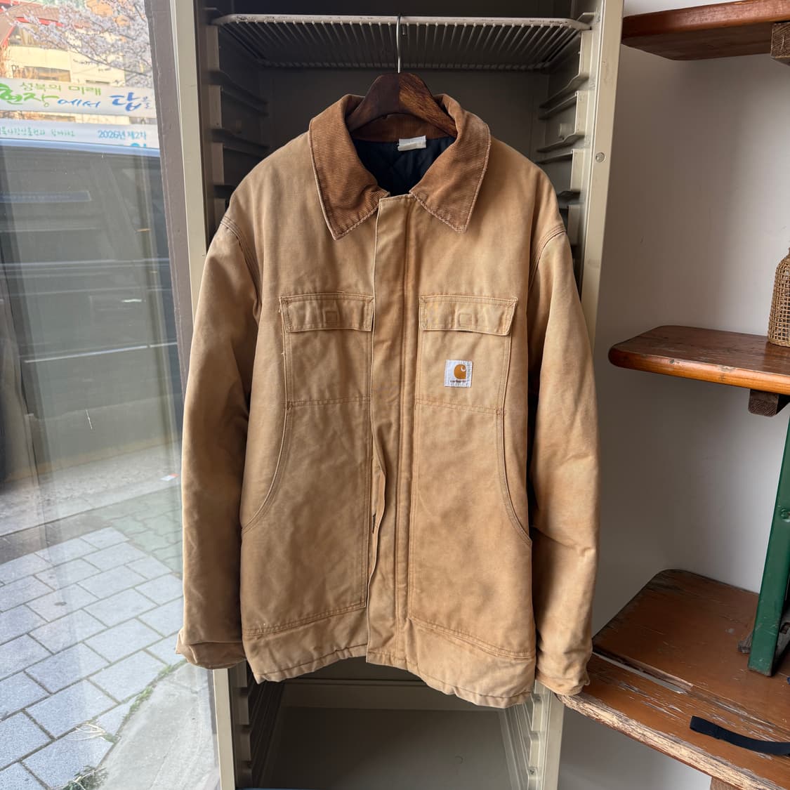 칼하트 덕 캔버스 워크 초어 자켓 상품이미지1