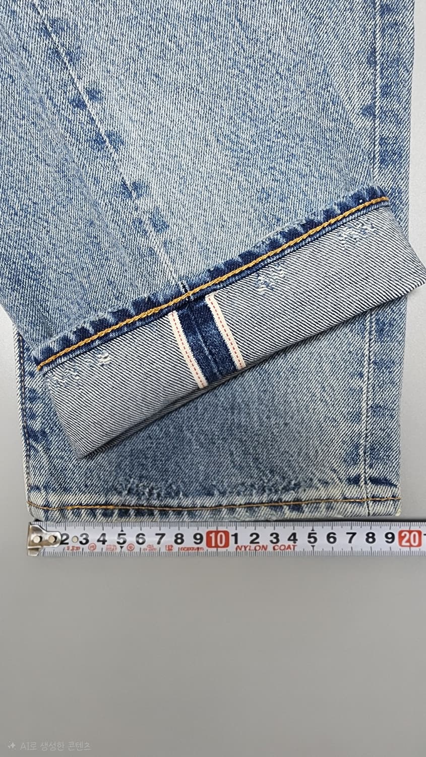 리바이스 501 셀비지 터키석 리벳 (W30) 상품이미지5