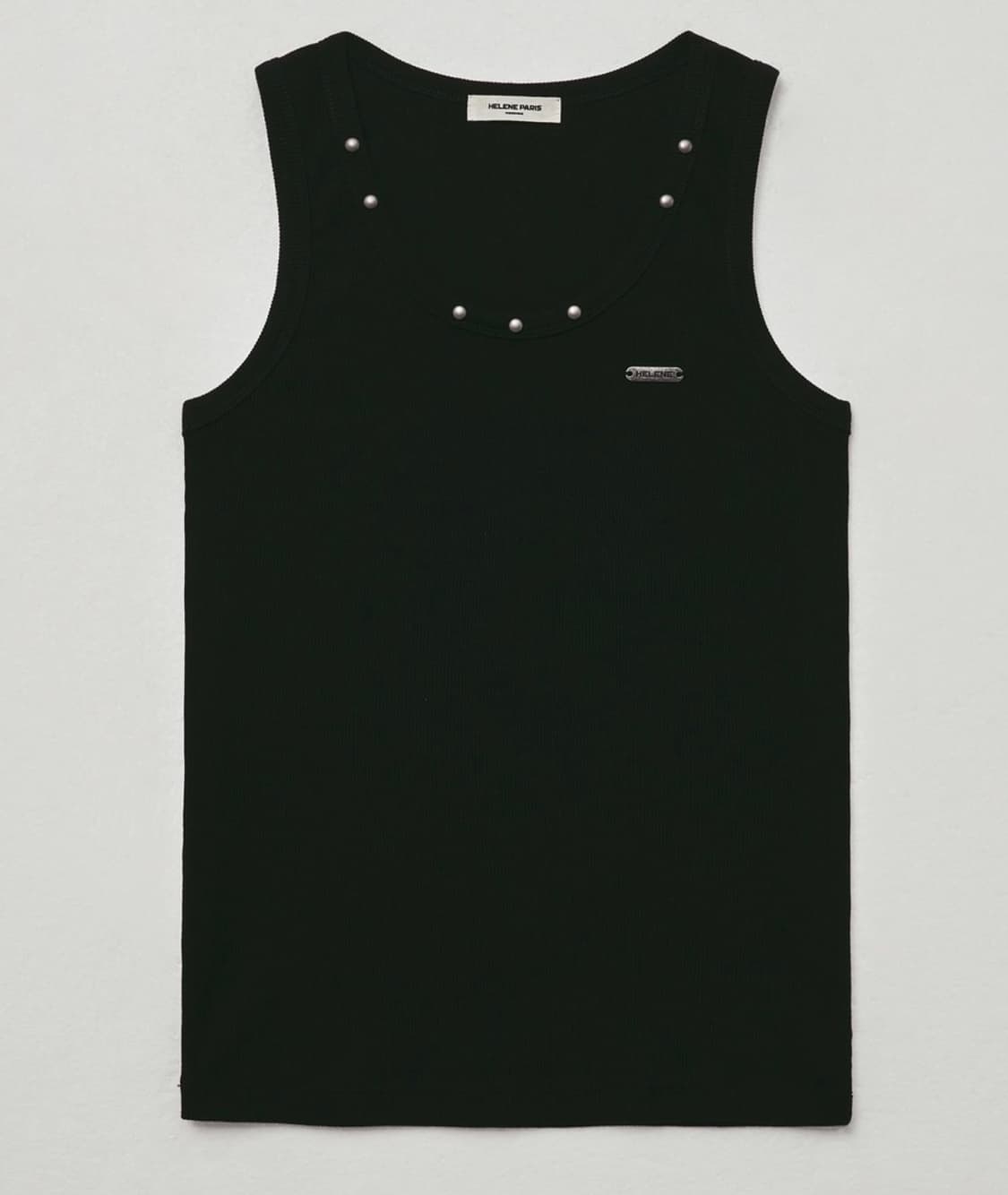 헬레네파리스 레인지 스터드 루즈 핏 슬리브리스 [블랙]  상품이미지2