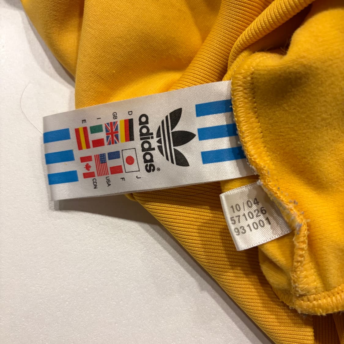 [90] 04s 아디다스 온두라스 옐로우 트랙탑 져지 C342 상품이미지9