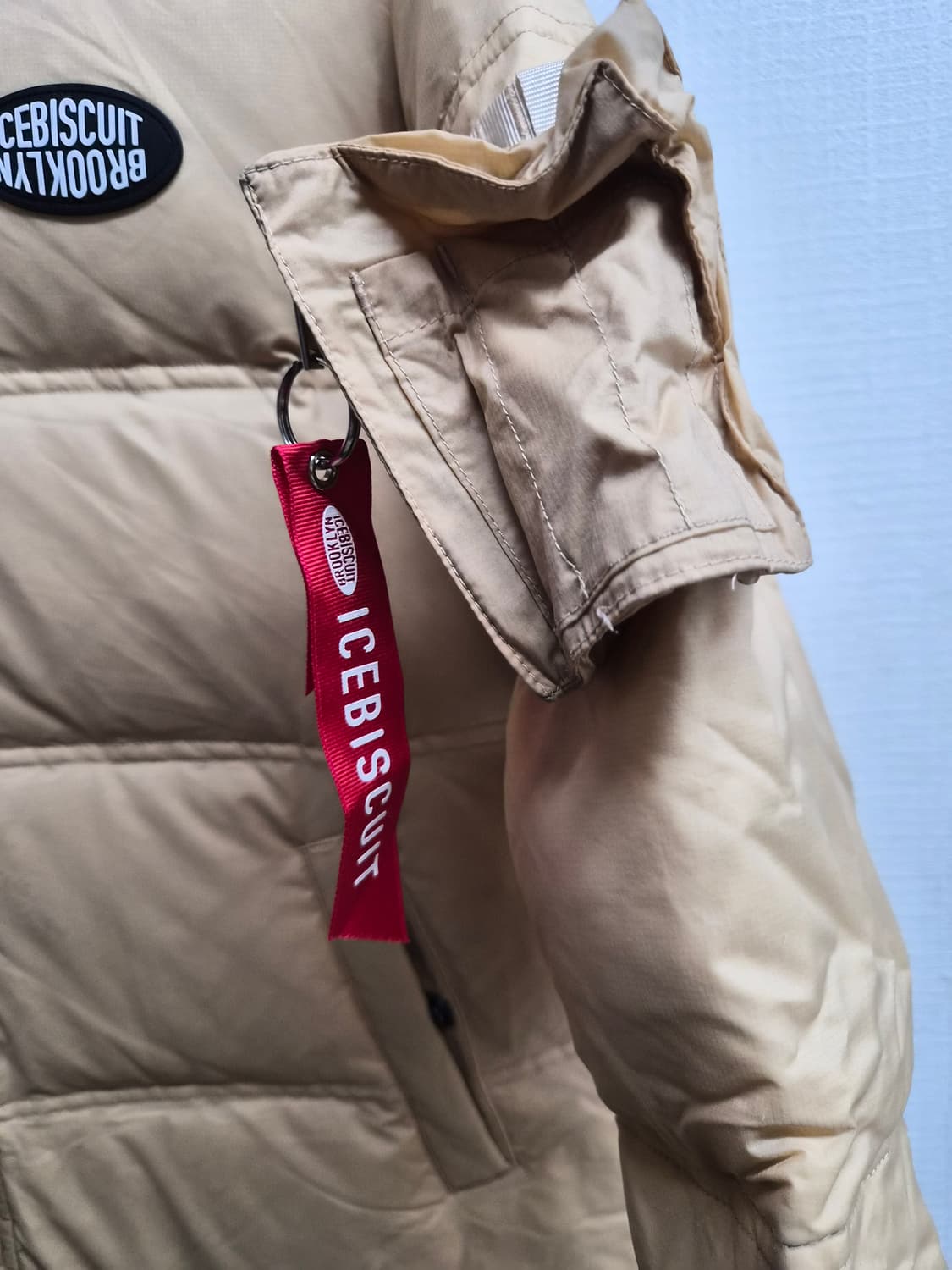 155) 아이스비스킷 덕다운 롱패딩 팝니다 상품이미지4