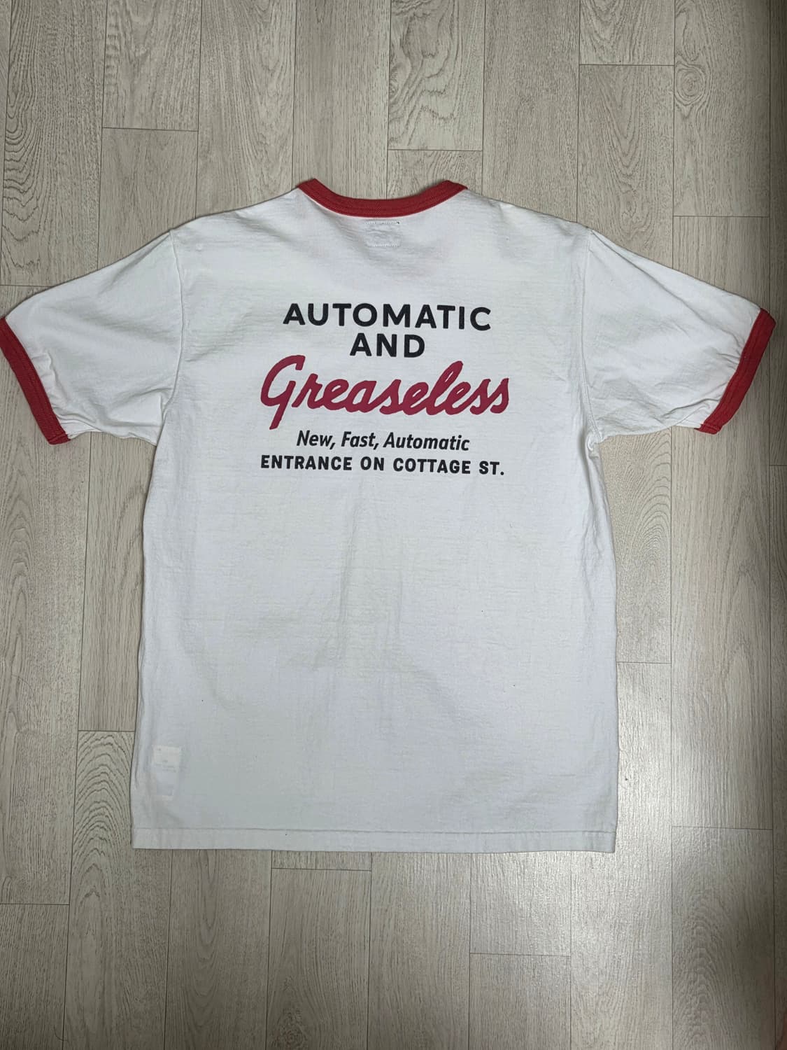 조 맥코이(The Real McCoy's) 링거 티셔츠 상품이미지2