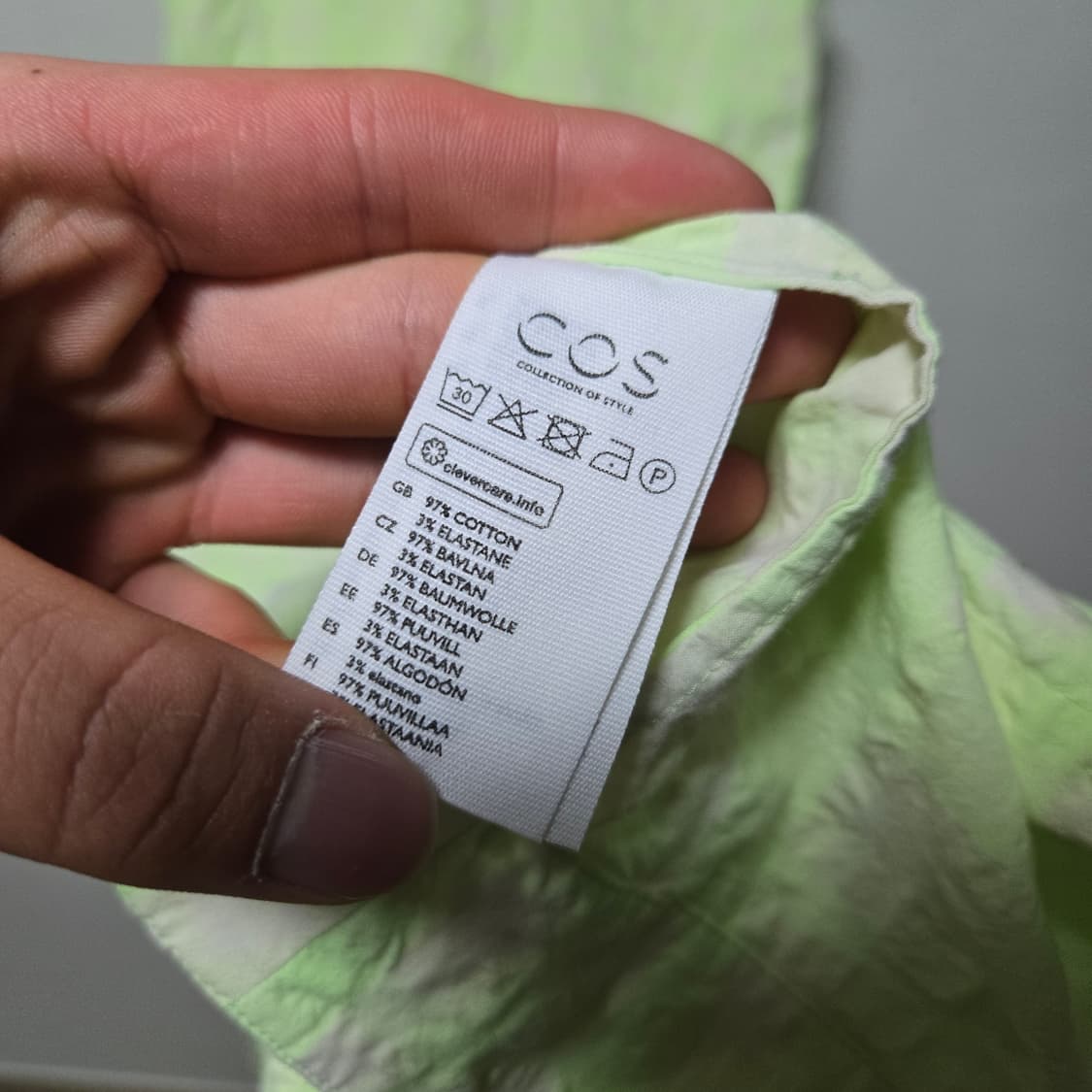 코스 코튼 체크 원피스 / 여자 원피스/ 여성 원피스 상품이미지5