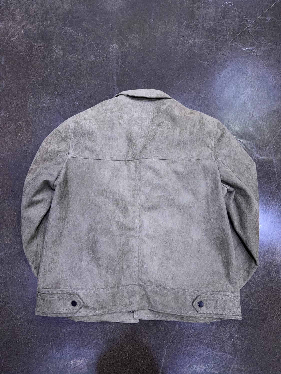 빌리브라운 에코 스웨이드 포켓 블루종 자켓 L 상품이미지2