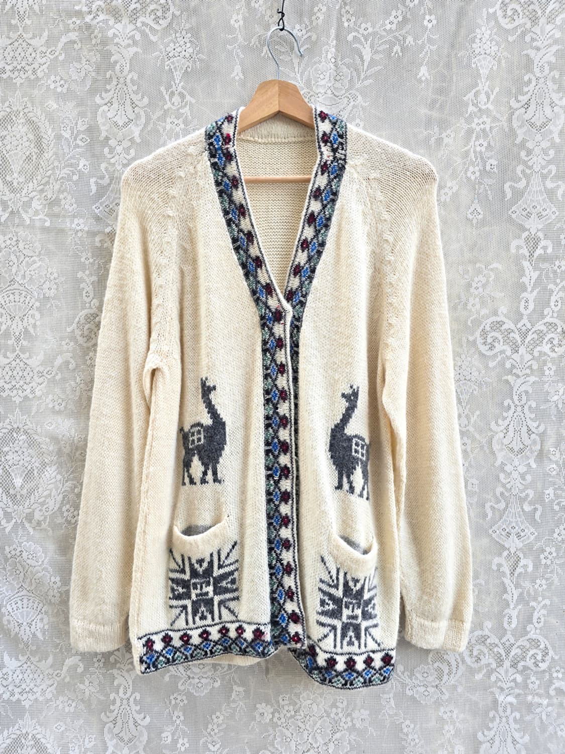 핸드메이드 알파카 가디건  상품이미지1