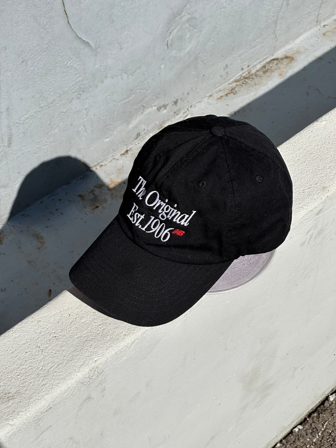 [F] 뉴발란스 1906 로고 블랙 볼캡 모자 상품이미지2