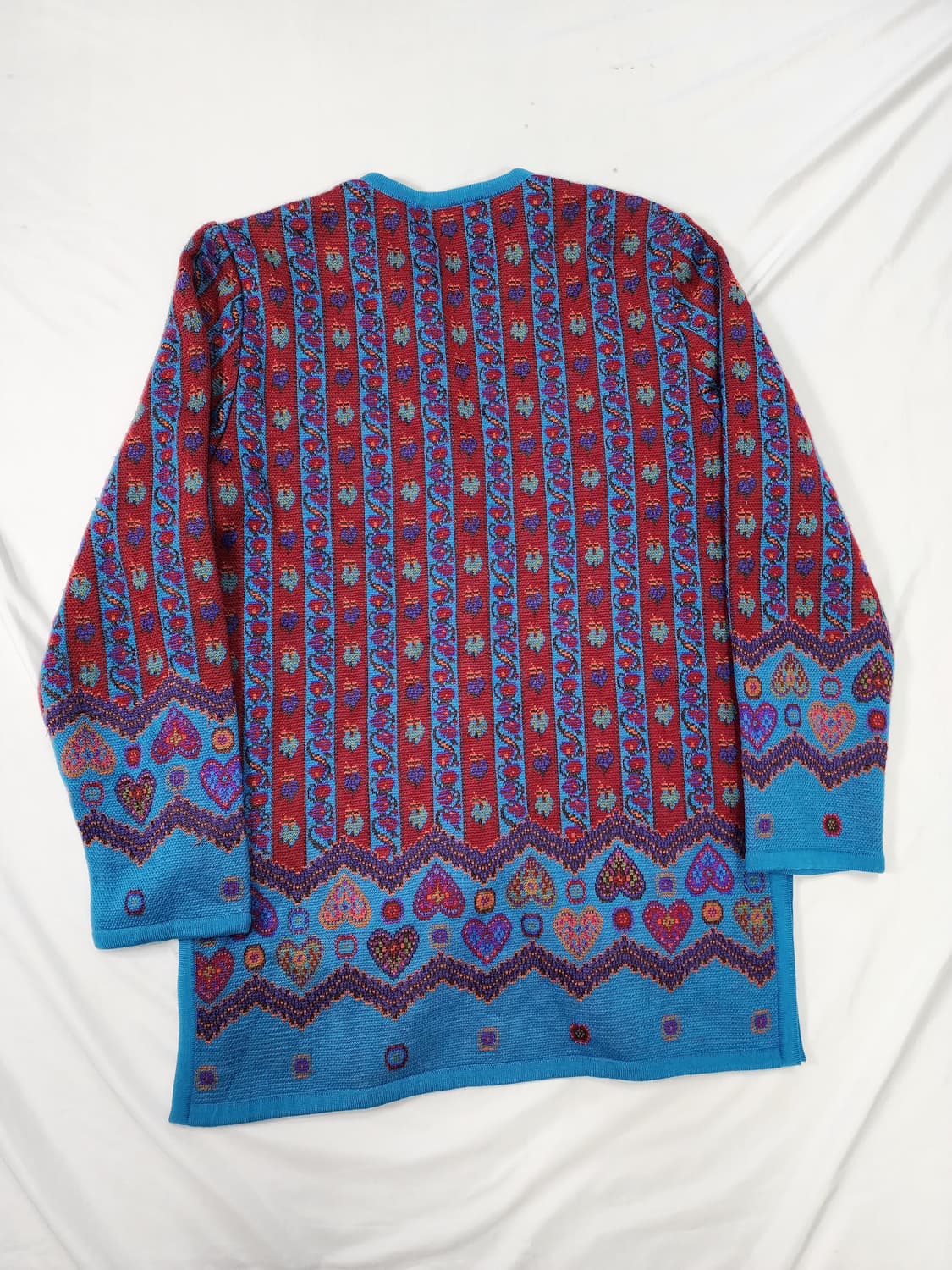 입생로랑 보타니컬 패턴 빈티지 가디건 상품이미지2