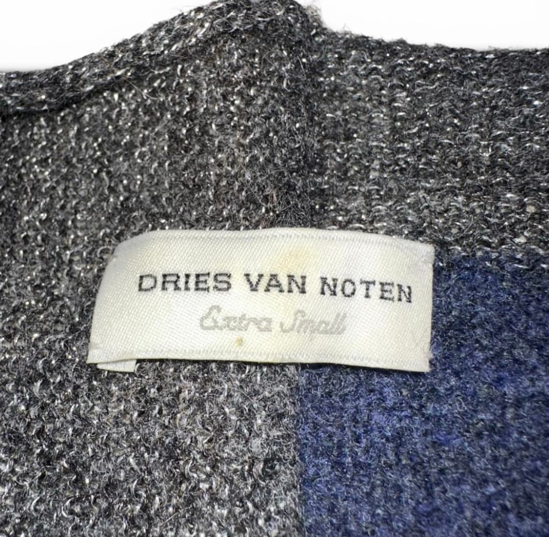 M) Dries Van Noten 비대칭 컬러 블록 반소매 니트 상품이미지3