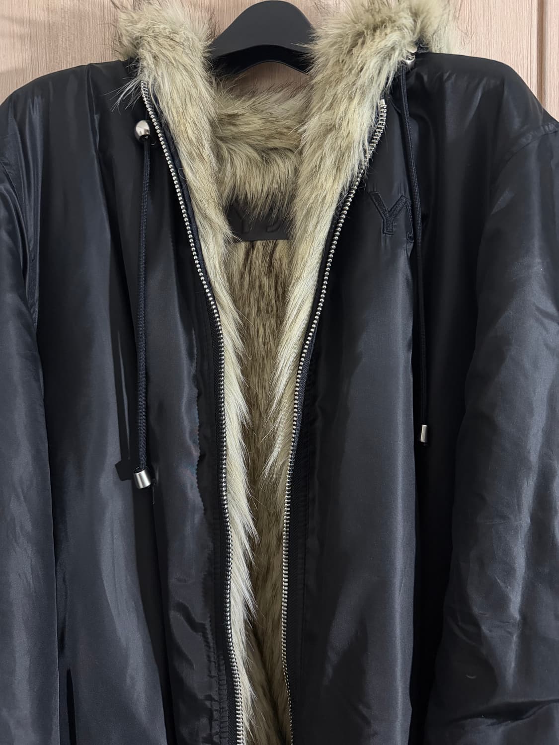 REVERSIBLE FAUX FUR HOOD JACKET 상품이미지5