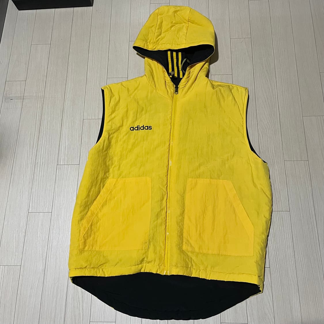 아디다스 9OS 빈티지 올드스쿨 리버시블 조끼 베스트 바스락 상품이미지2