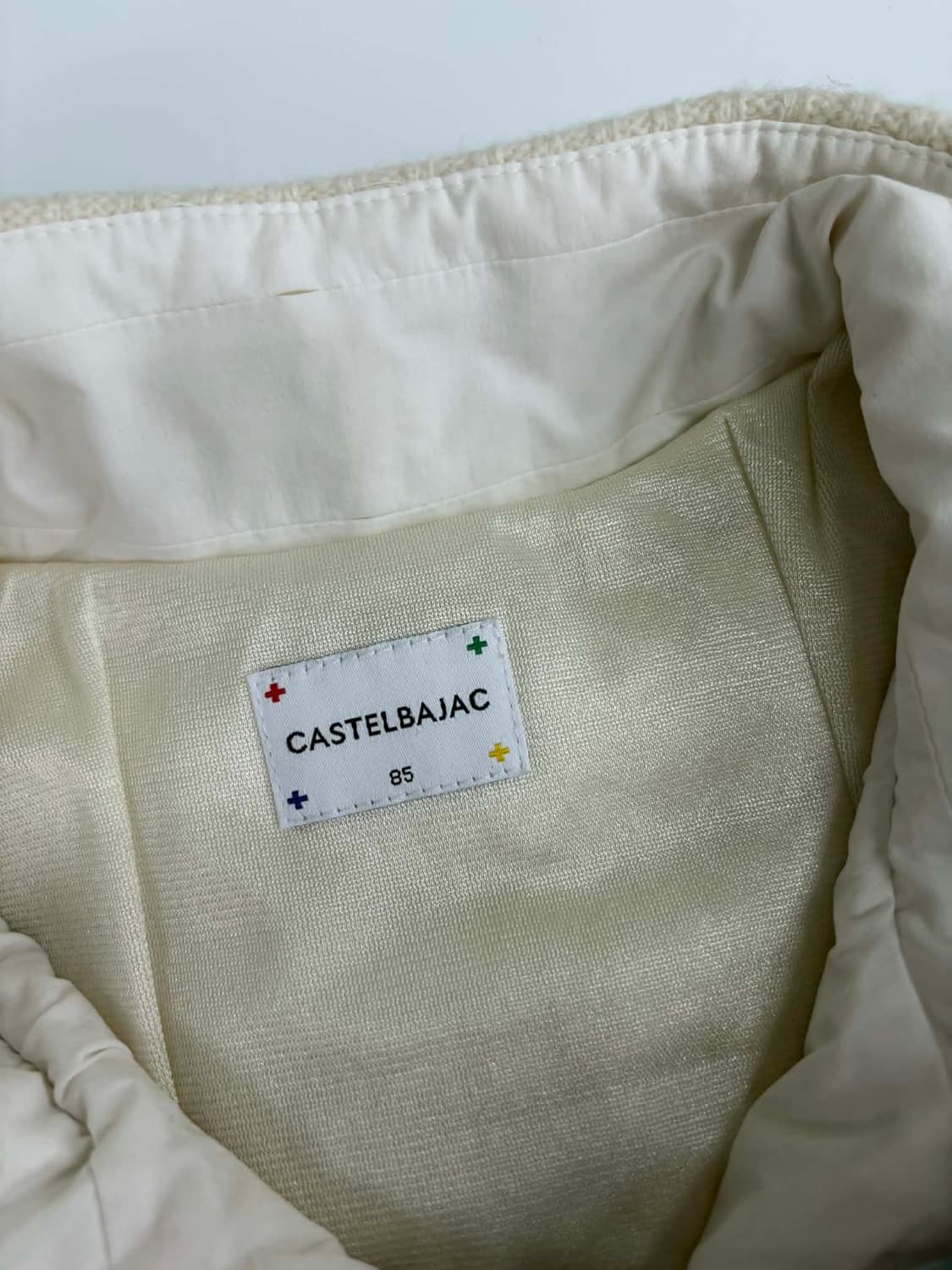 [85] Castelbajac 까스텔바작 울 캐시미어 여성 다운 니트 패 상품이미지3