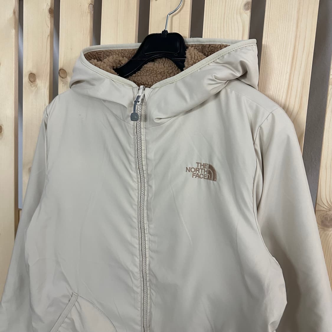 (S) 노스페이스 리버시블 양면 플리스 후리스 후드 자켓 상품이미지6