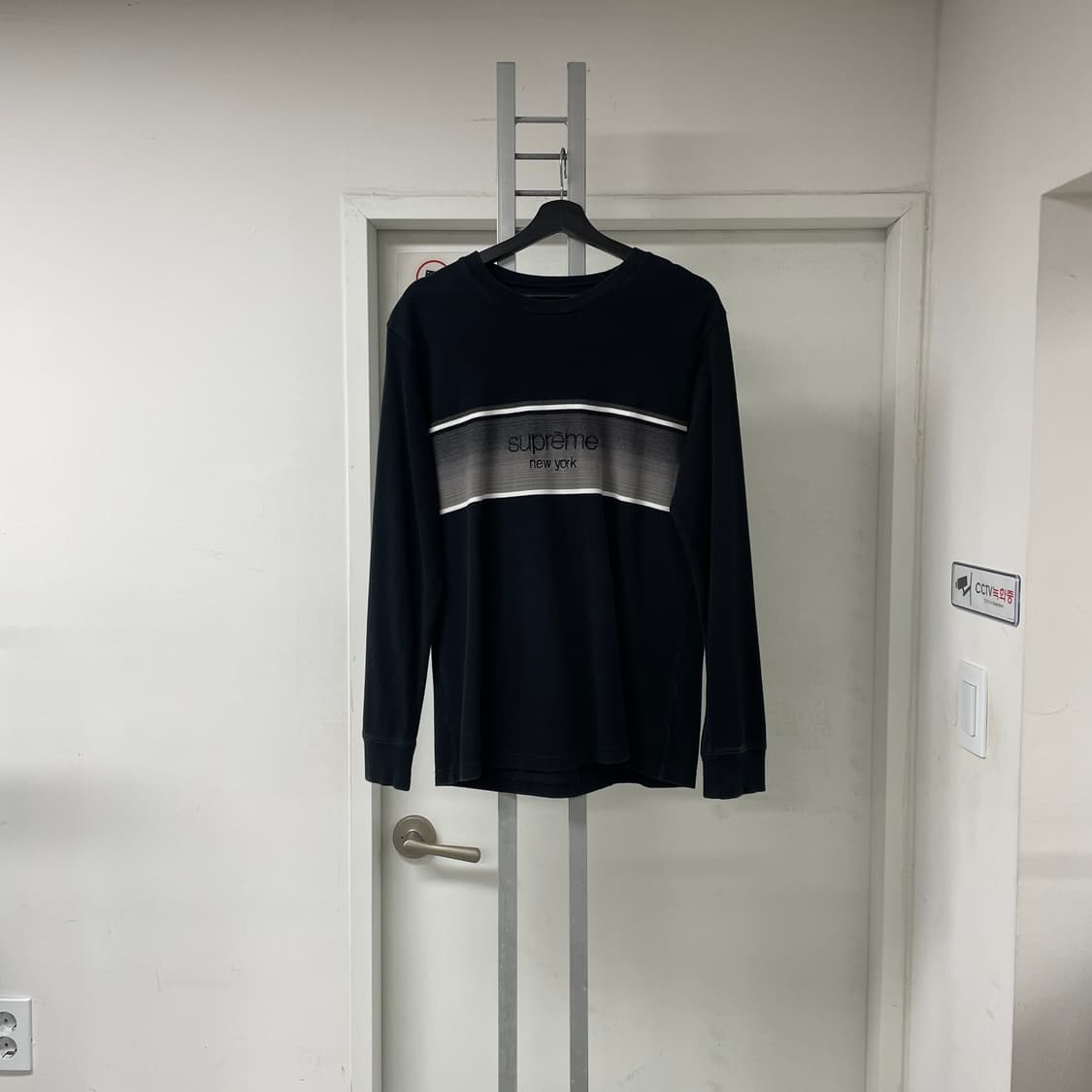 슈프림 로고 긴팔 티셔츠 S 상품이미지1
