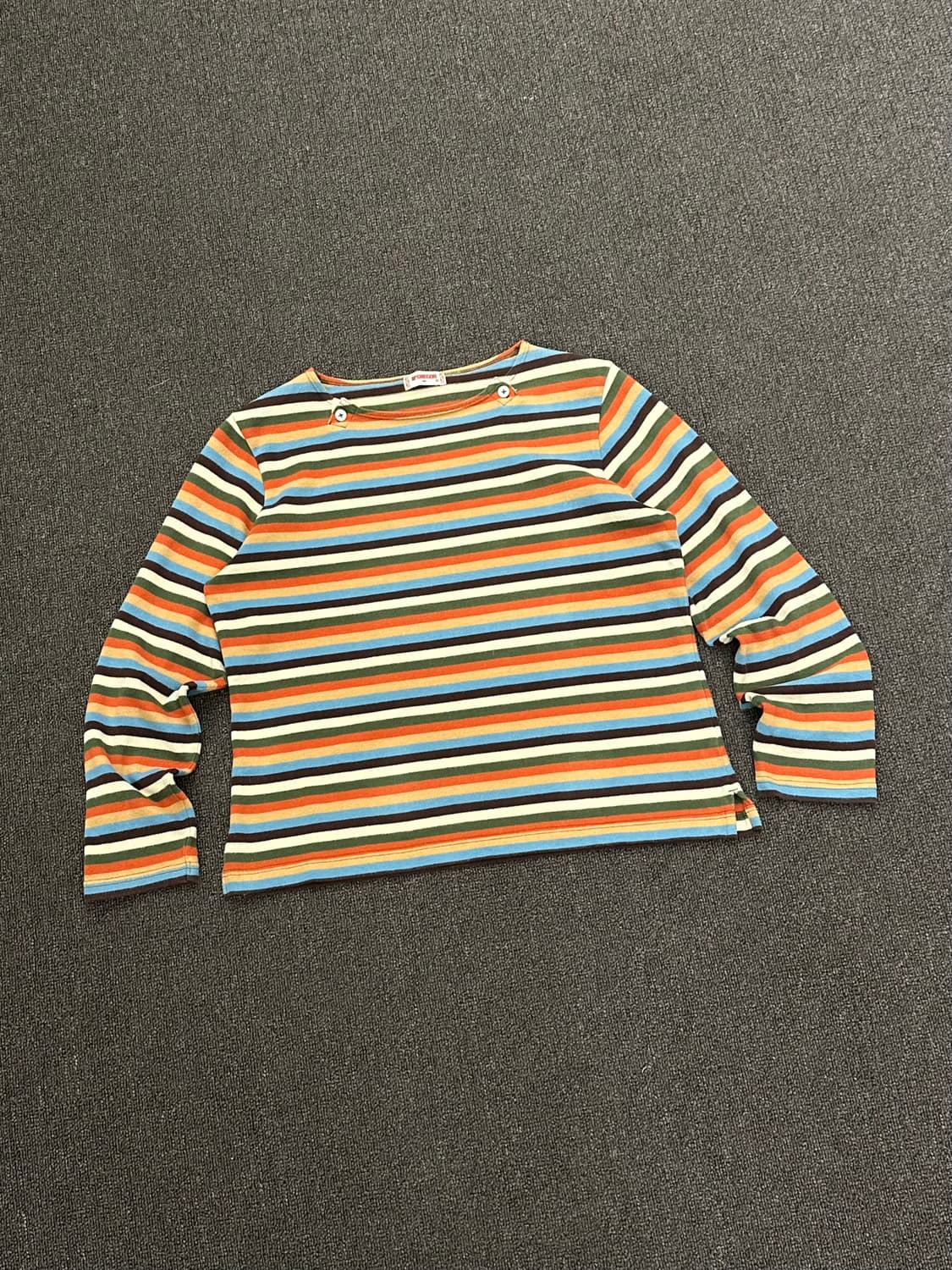 M)McGregor vintage 여성 멀티 스트라이프 롱슬리브 상품이미지2