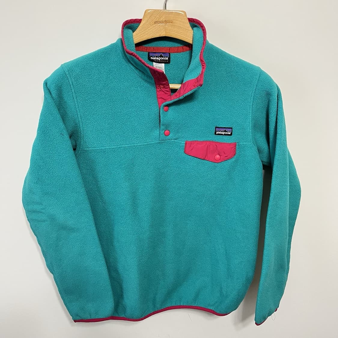 10s 파타고니아 신칠라 스냅-T 민트/핑크 상품이미지1