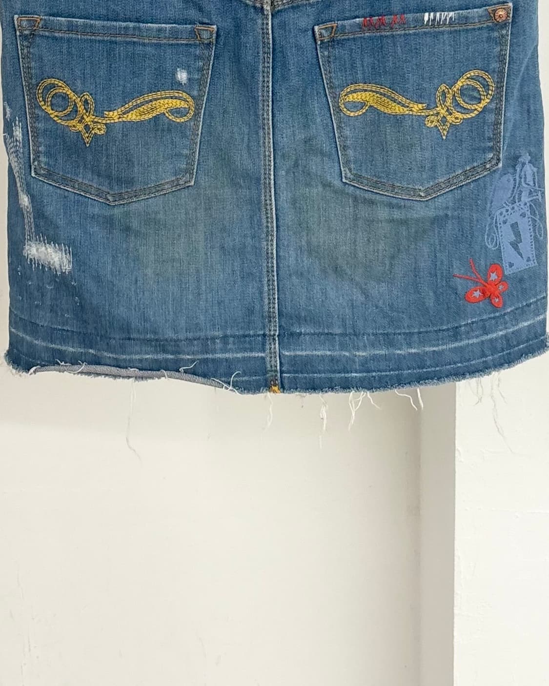 폴 스미스 핑크라벨 자수 데님 숏팬츠 상품이미지6