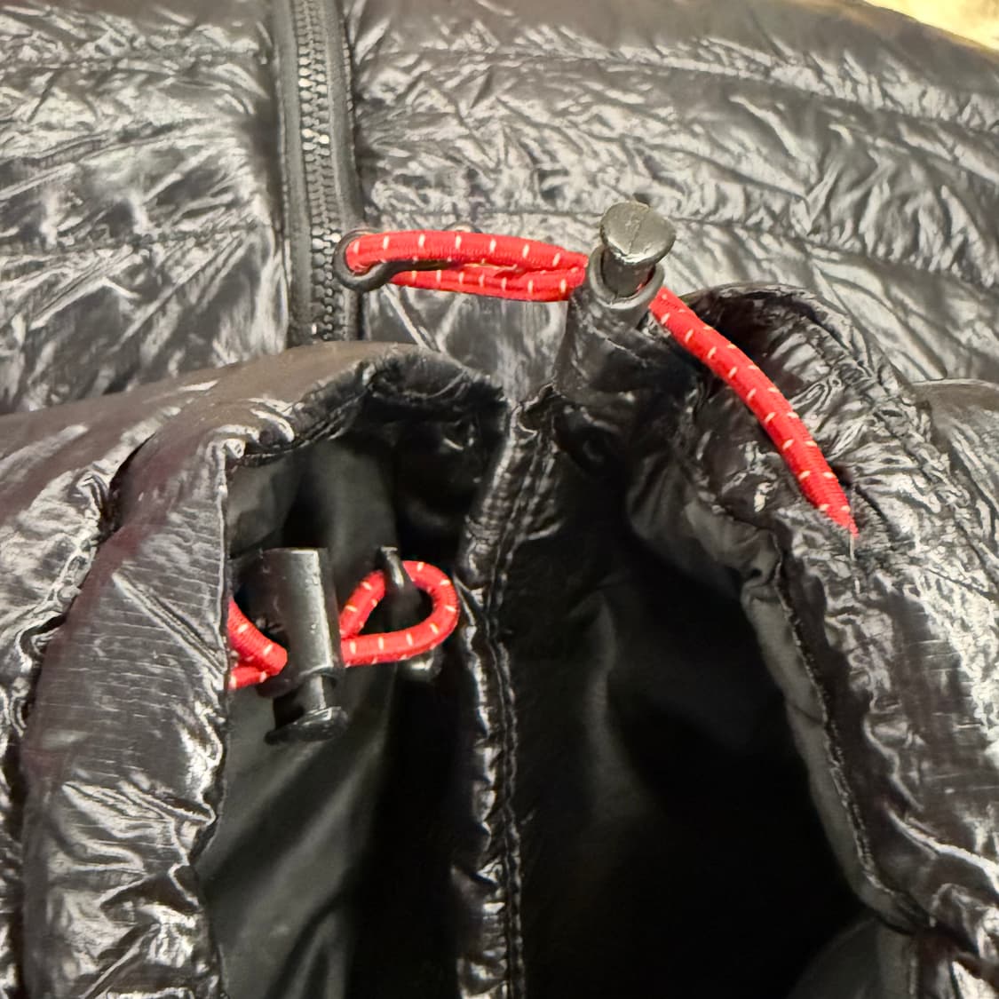 [정품/95] 노스페이스 블랙 경량 패딩 b15 상품이미지7