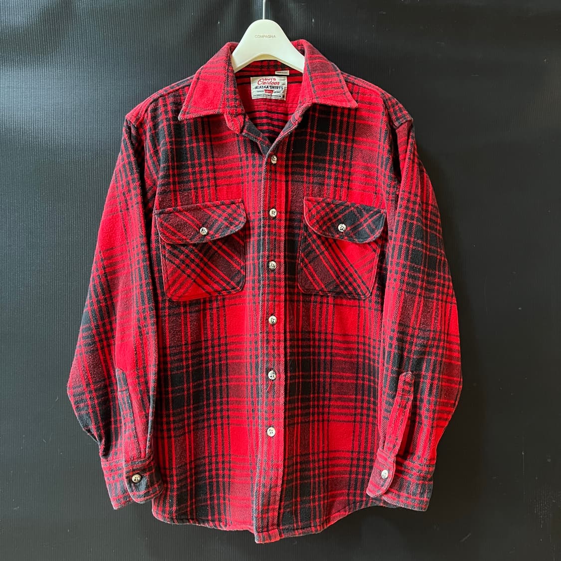 70s 리바이스 USA 메이드 알라스카 플란넬 셔츠 상품이미지1