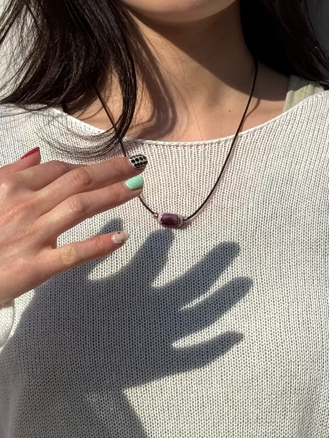 Ceramic Necklace - Blueberry 상품이미지2