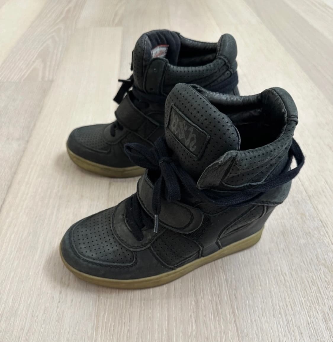 Ash 웨지힐 스니커즈 블랙 36 상품이미지4