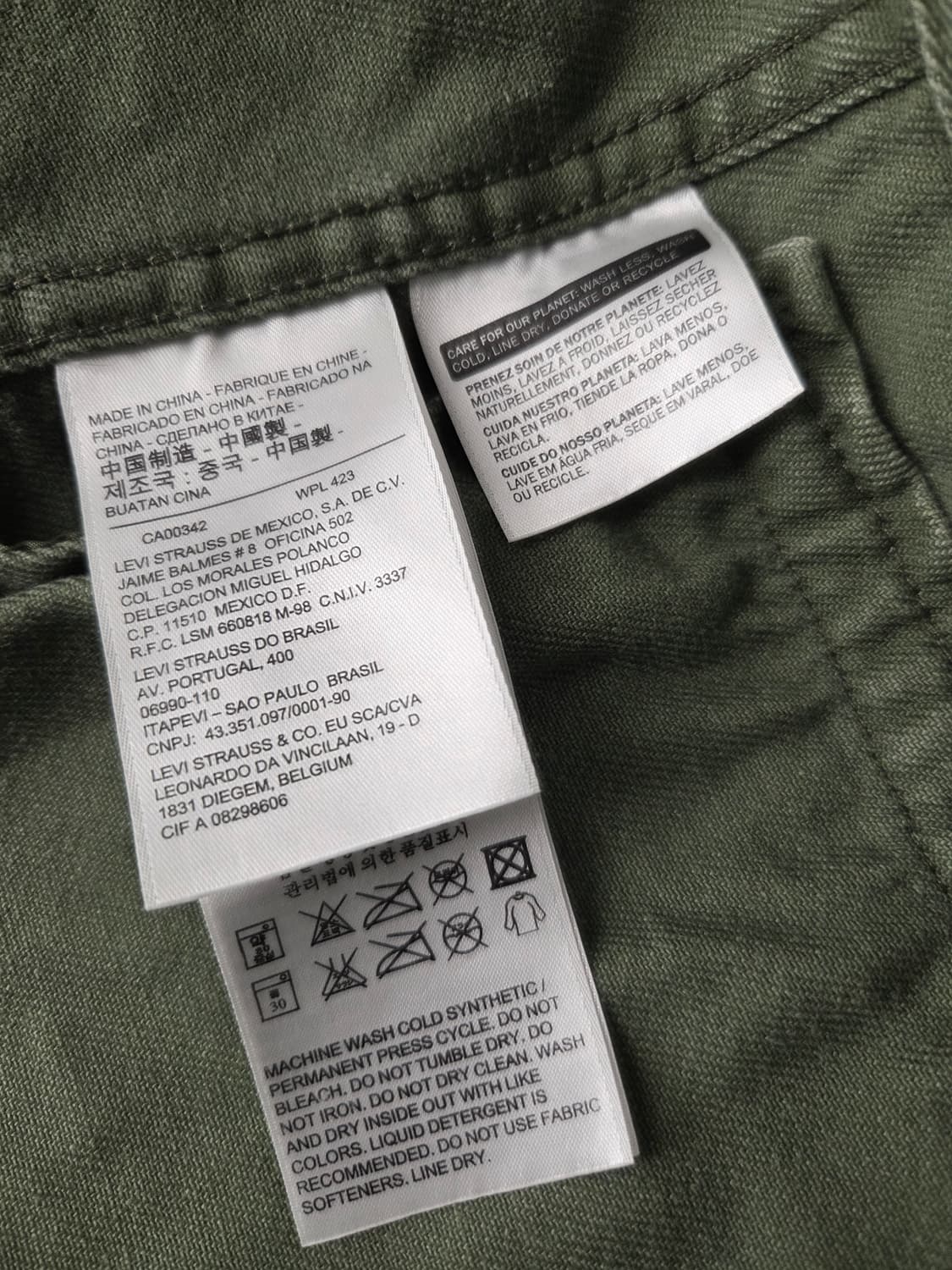 리바이스. 남자 스탠다드핏 M-65 필드 자켓_M 상품이미지7