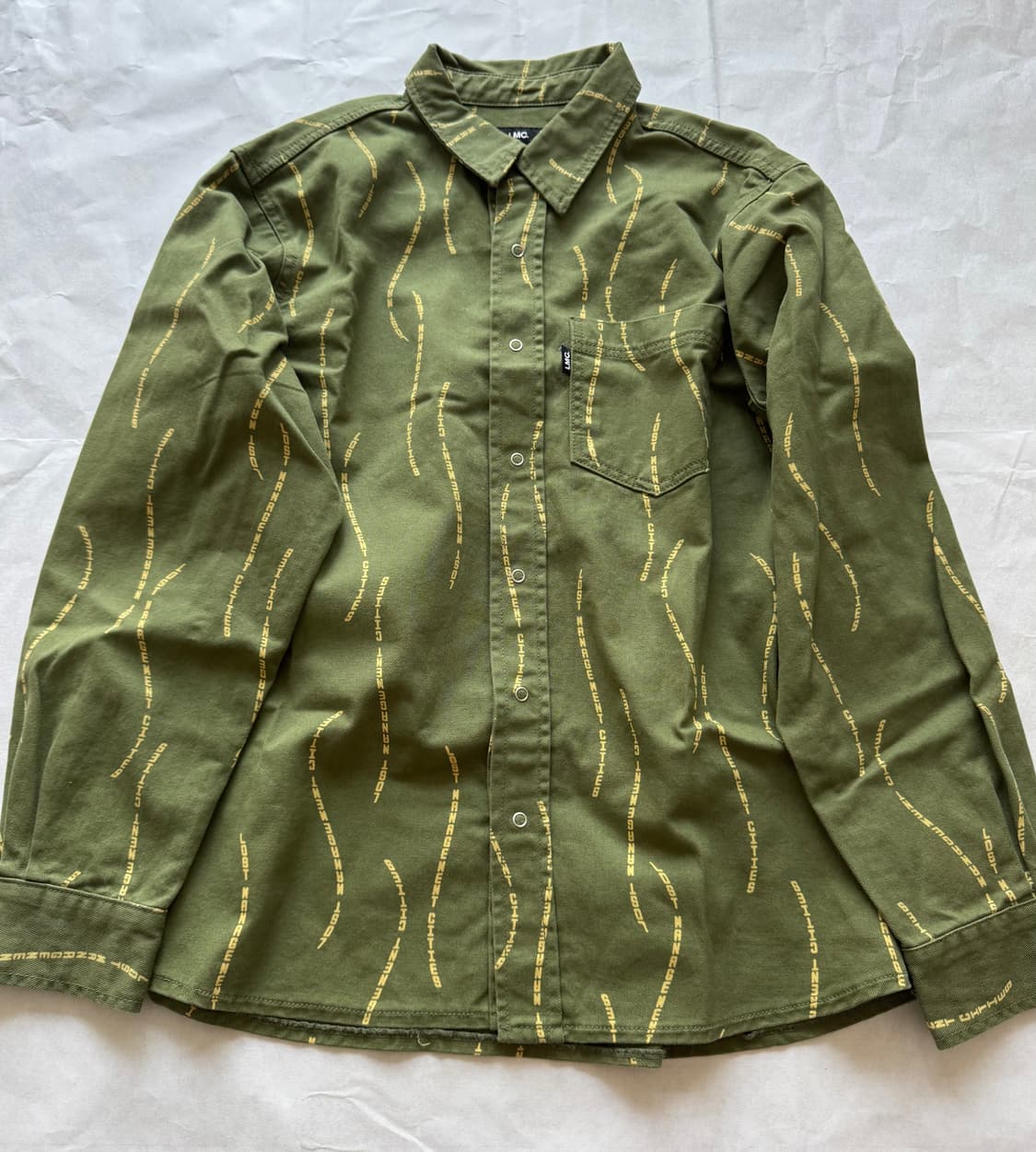 LMC WAVE FN WED SHIRT green 상품이미지1