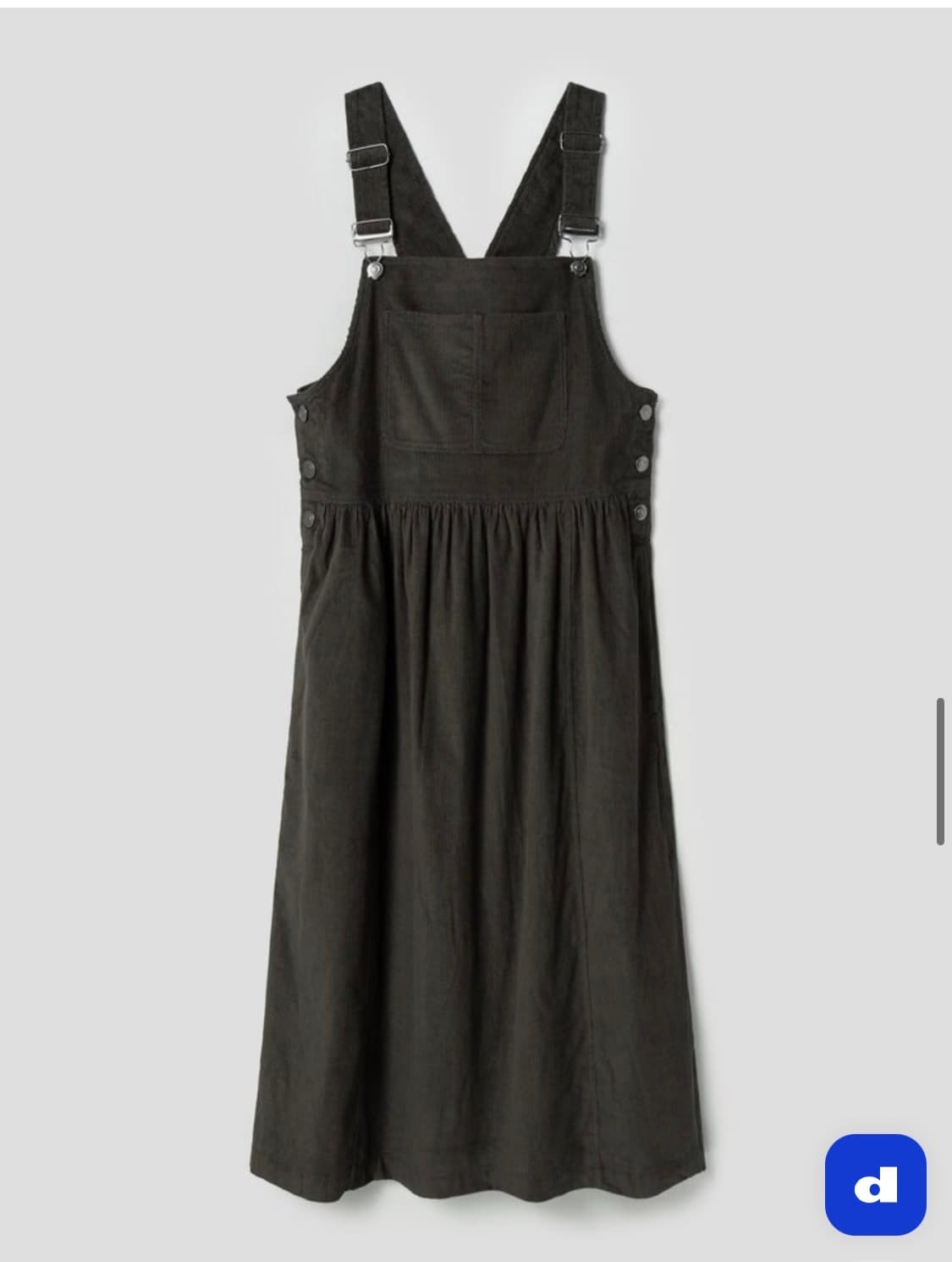 [8 seconds] 코듀로이 서스펜더 원피스 M 상품이미지2